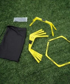 Kwik Goal Hex Speed Rings Agility Trainer Set 15 Kwik Goal Hex Speed Rings Agility Trainer Set -Track & Field Sales Store a11 998 07