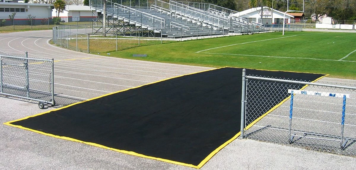 Aer-Flo 3665-G Cross Over Zone Track Protector, 15'x50' 1 Aer-Flo 3665-G Cross Over Zone Track Protector, 15'x50'