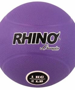 Champion 1 Kilo / 2 lb. Rubber Medicine Ball, RMB1
