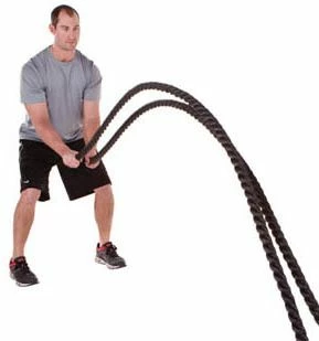 Power Systems 30', 2" Power Training Rope, Black 3 Power Systems 30', 2" Power Training Rope, Black - Image 3