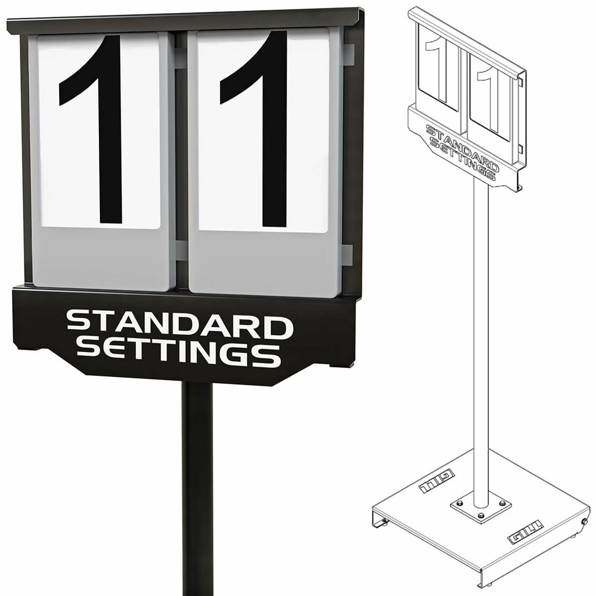 Gill 2 Digit Pole Vault Display 1 Gill 2 Digit Pole Vault Display