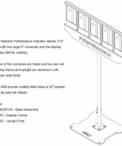 Gill 5 Digit National Performance Indicator -Track & Field Sales Store a87 167 02