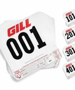 Gill Tear Tag Track Competitor's Numbers