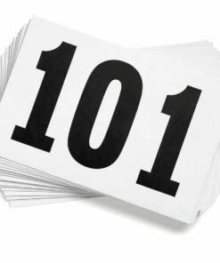 Gill 901 Track Competitor's Numbers, Numbers 101-200