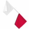 Gill Track Officials' Flags, Red/White