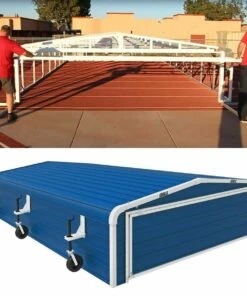 On-Site Factory Assembly for Gill High Jump Pit Garage