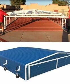 On-Site Factory Assembly for Gill Pole Vault Pit Garage