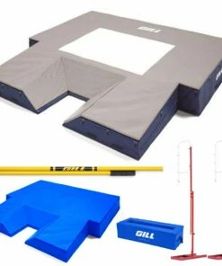 Gill S1 NFHS Pole Vault Pit Value Pack, 20'x20'2.5"x28", VP65417